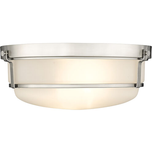Arlson 2 Light 13 inch Brushed Nickel Indoor Flushmount Ceiling Light